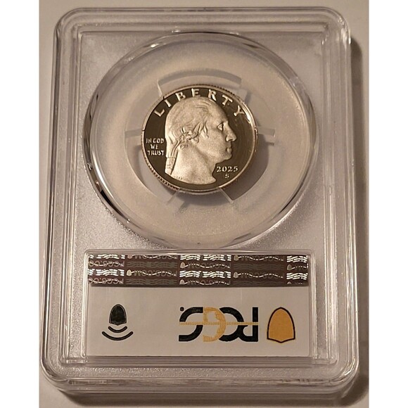 2025 S Clad Juliette Gordon Low Quarter PR70 DCAM PCGS FS Made in USA Label - Picture 2 of 2